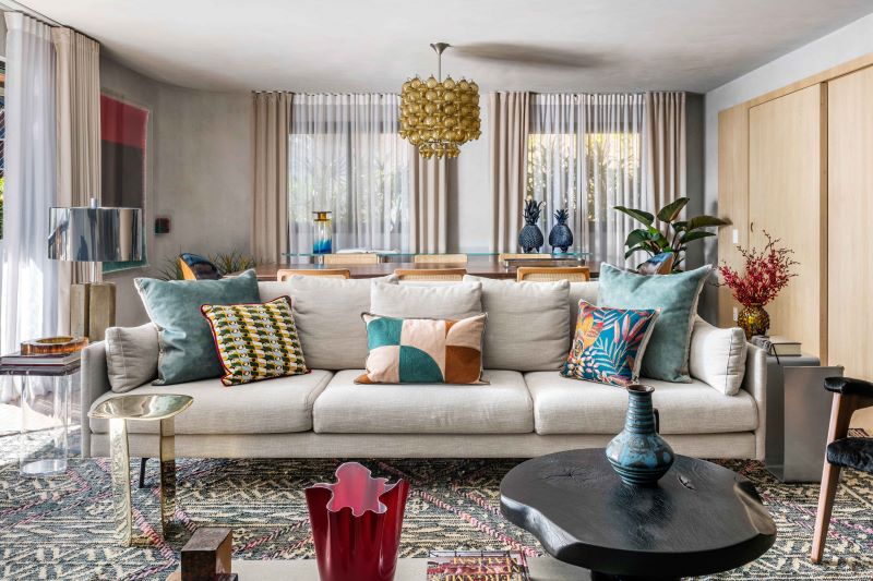 decoração sala de estar e jantar integradas