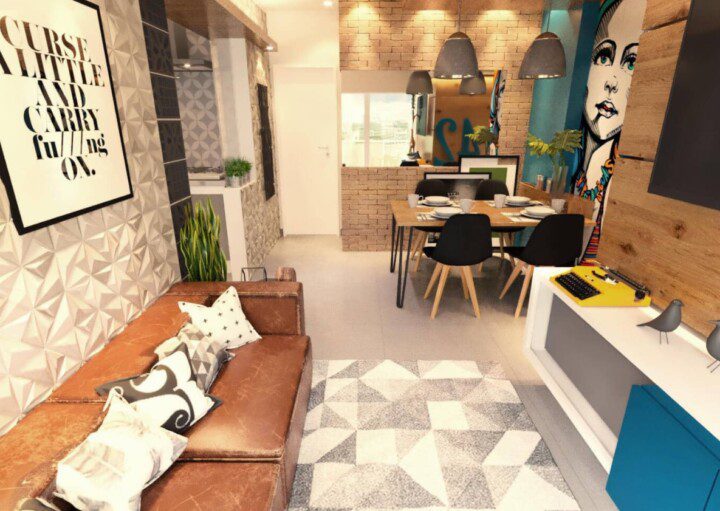 ideias sala de estar apartamento compacto