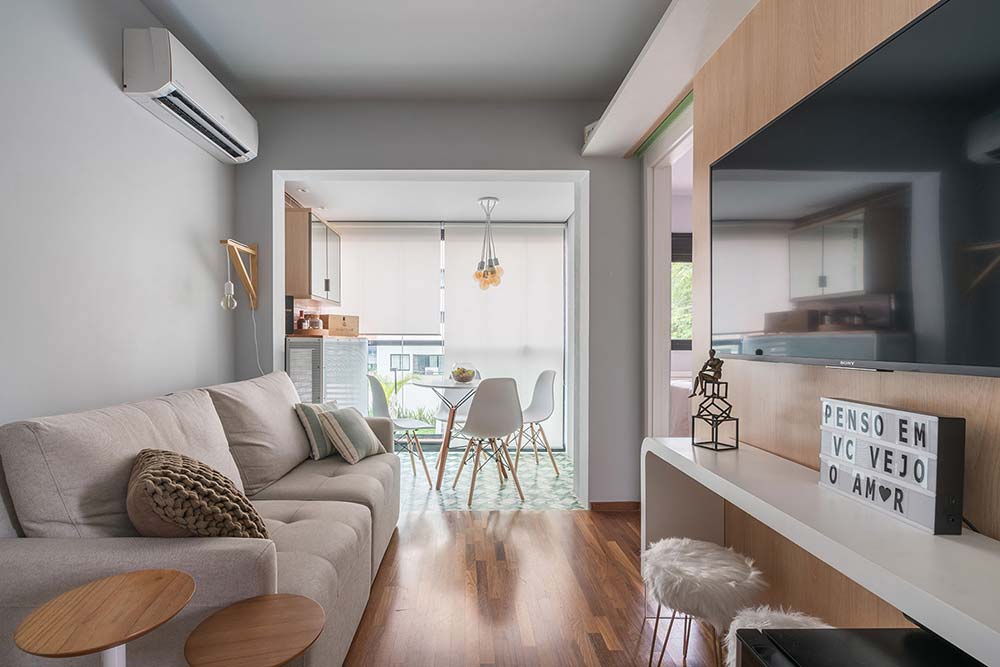 ideias sala de estar apartamento compacto