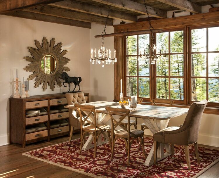 sala de jantar campo