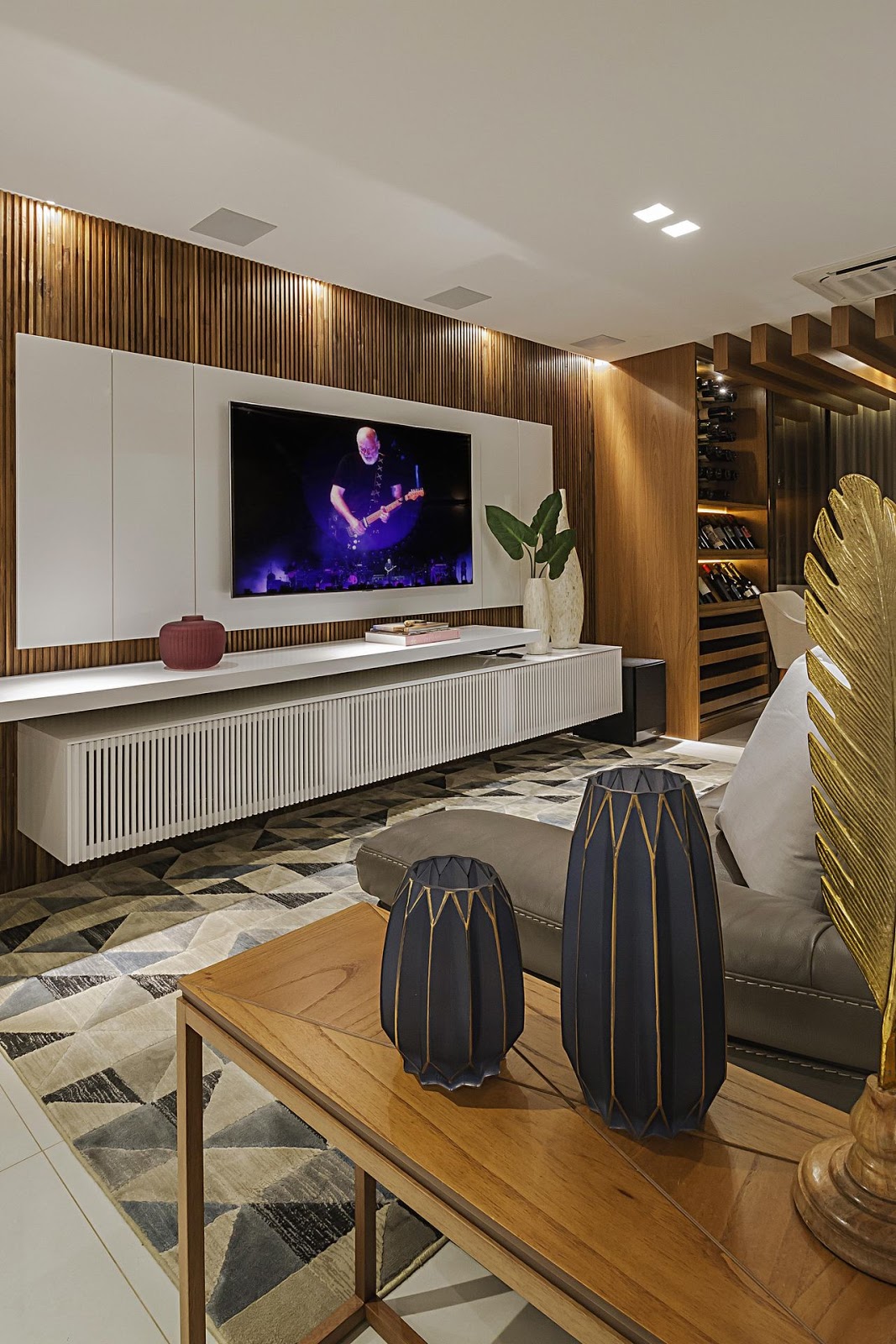 decoração sala de TV pequena