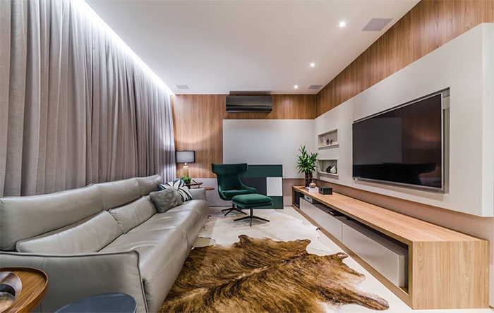iluminação sala de TV