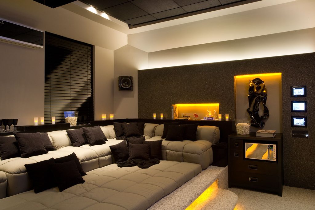 cores para sala de TV