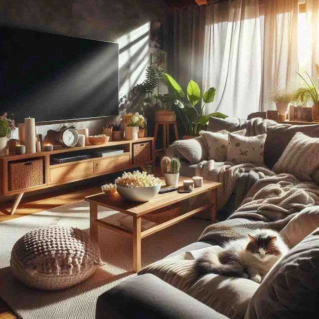 ideias sala de TV moderna