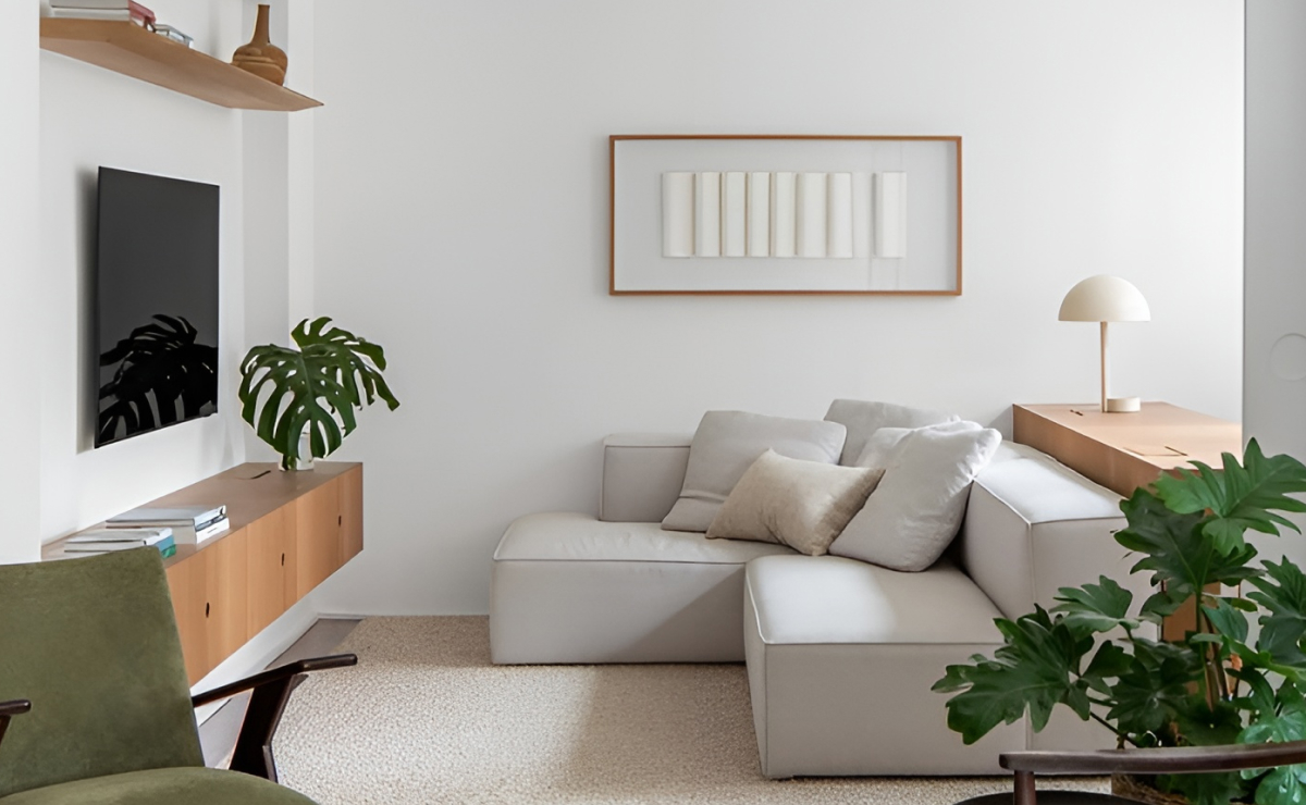 dicas para sala pequena com dois ambientes