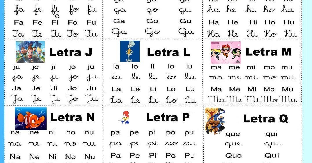 atividade de alfabetizacao imprimir