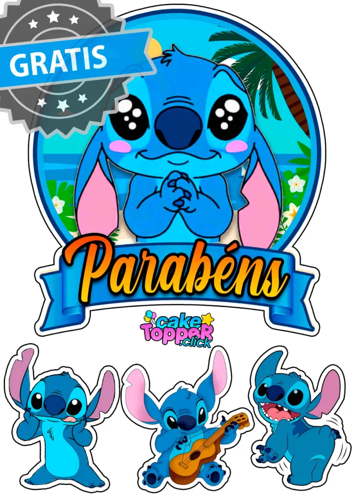 Stitch para festa de aniversário