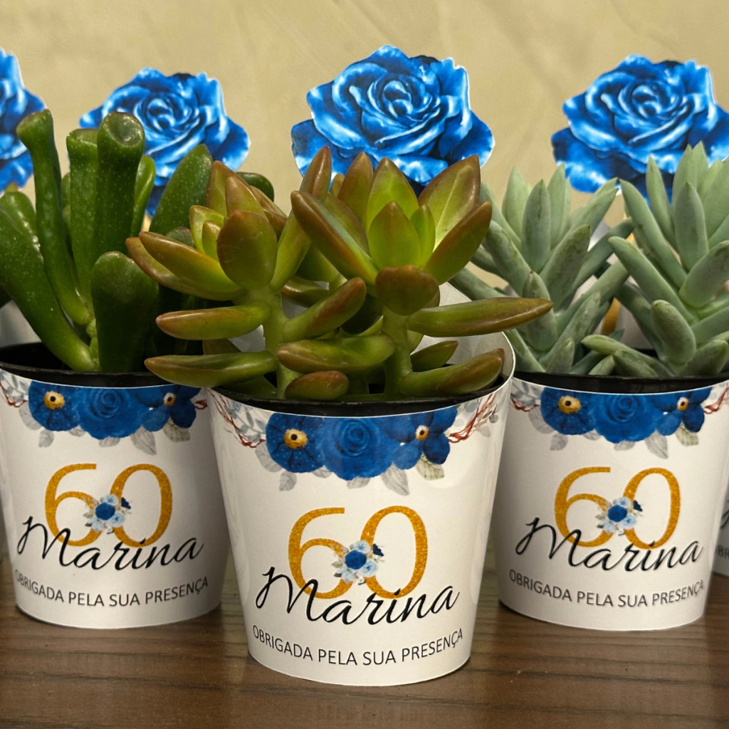 lembrancinha 50 anos dourada
