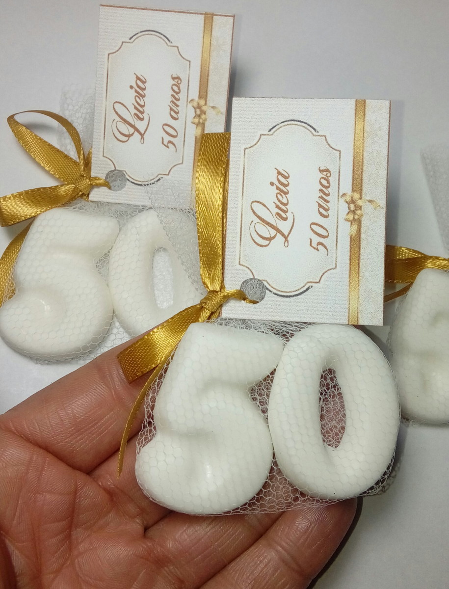 lembrancinha 50 anos feminina