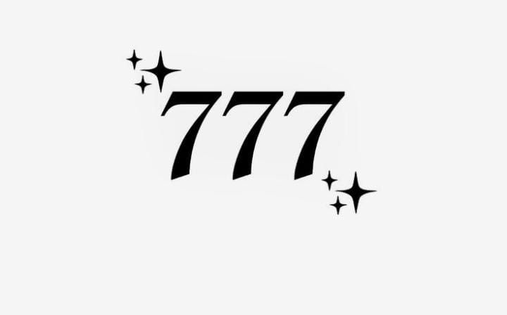 tatuagem 777 prosperidade