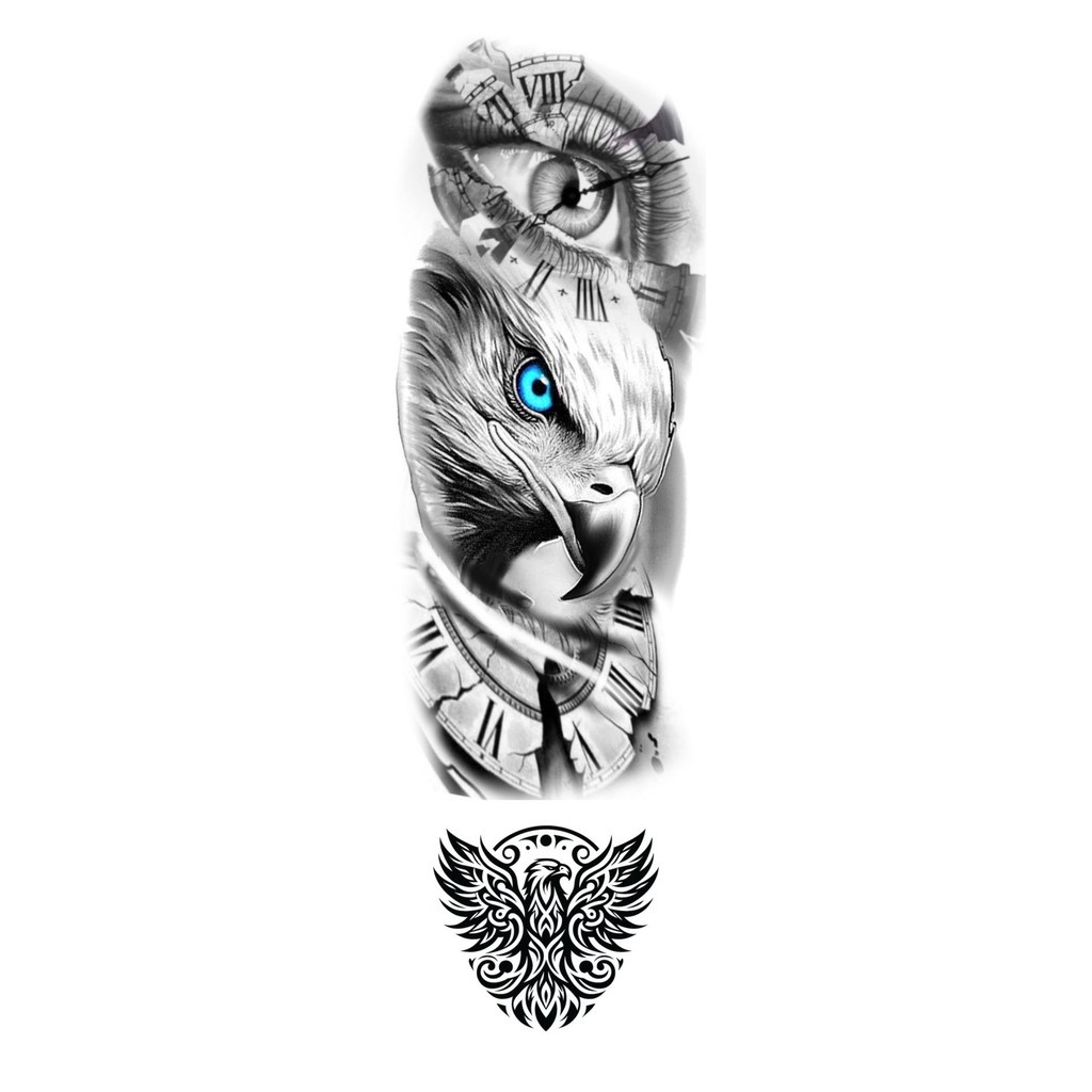 tatuagem de águia costas