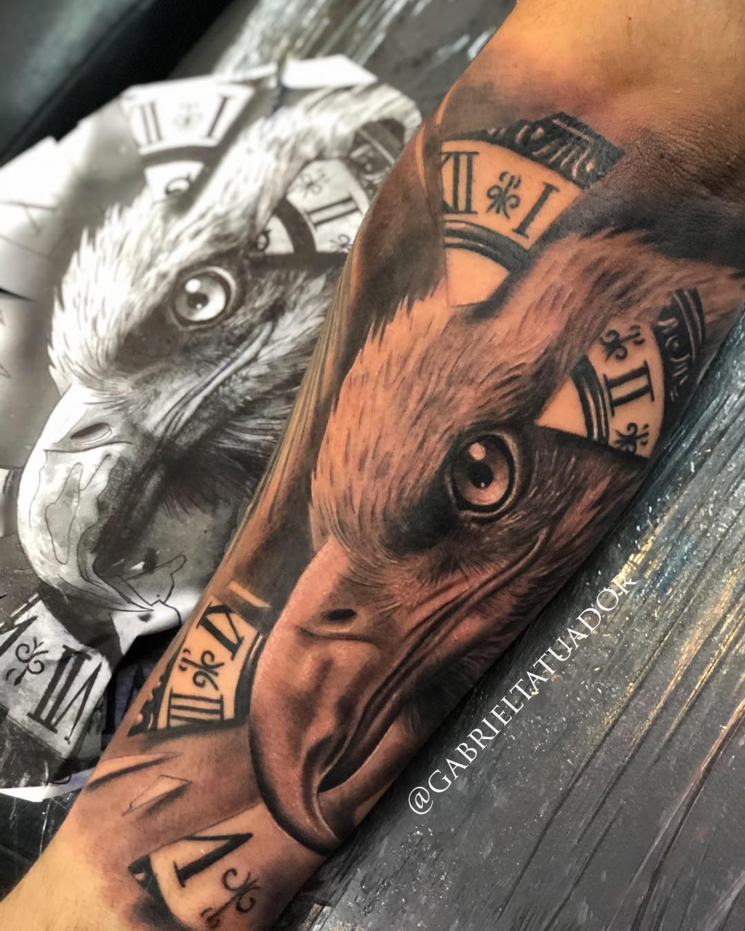 tatuagem de águia old school