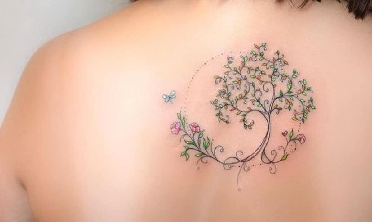 tatuagem arvore da vida celta