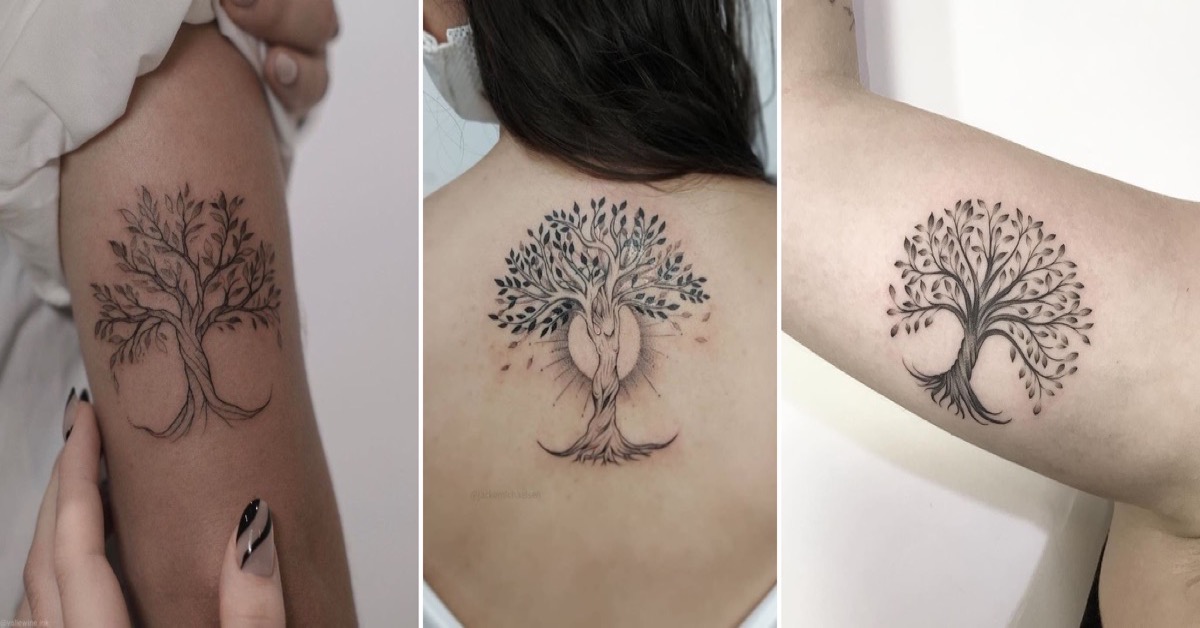 tatuagem arvore da vida celta