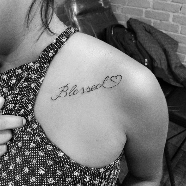 tatuagem abençoado