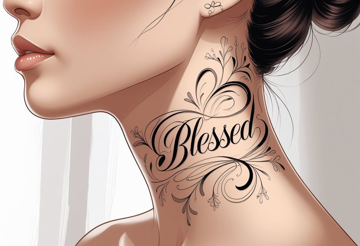 tatuagem blessed peito