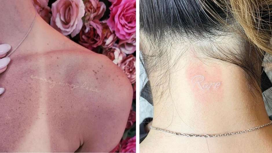 tatuagem branca durabilidade