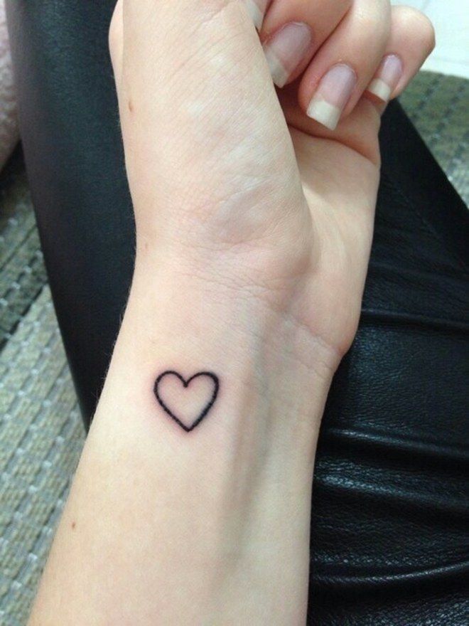 tatuagem coração casal