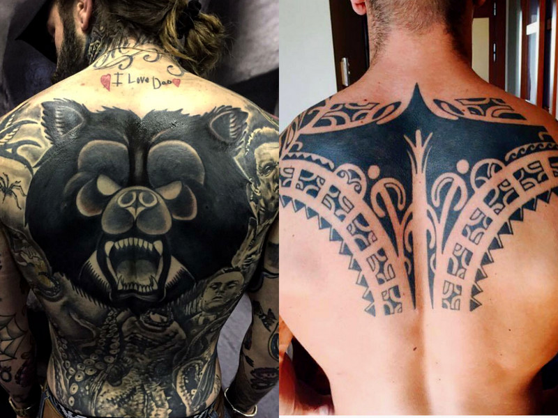 tatuagem dragão costas masculina
