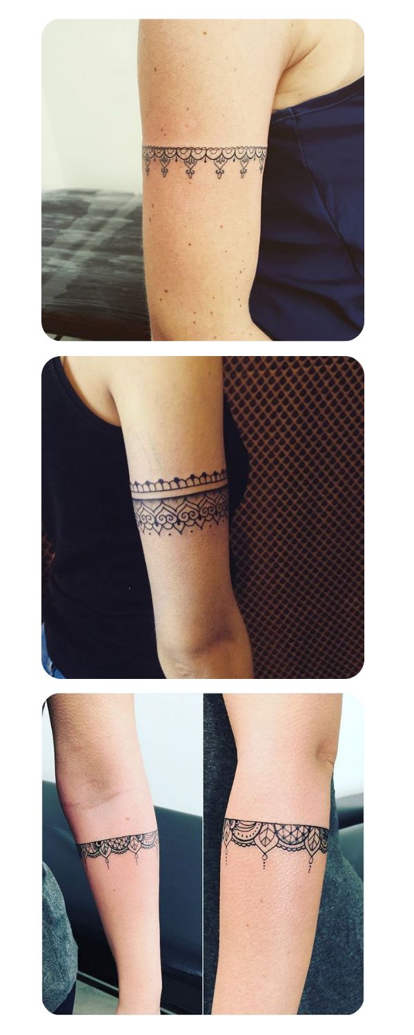 tatuagem henna bracelete