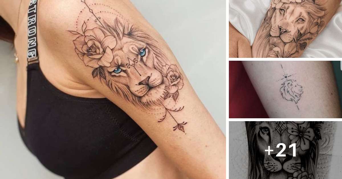 tatuagem leão leãozinho