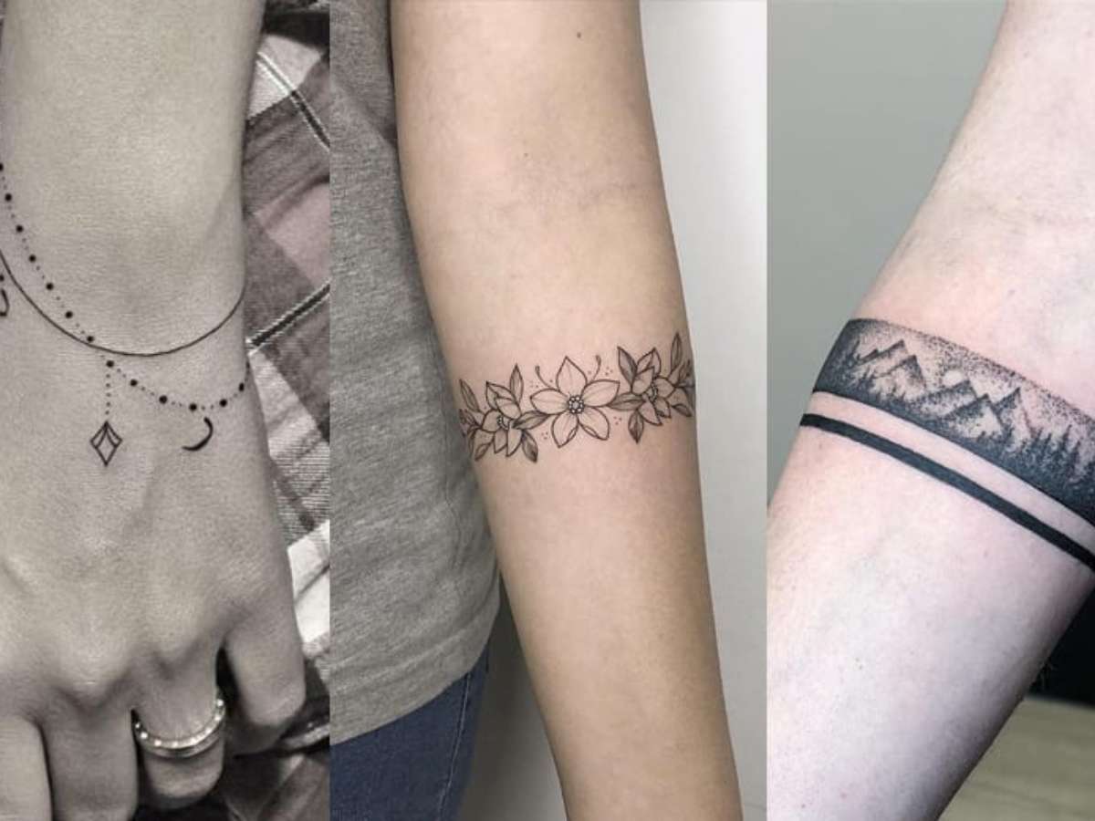 tatuagem freehand bracelete
