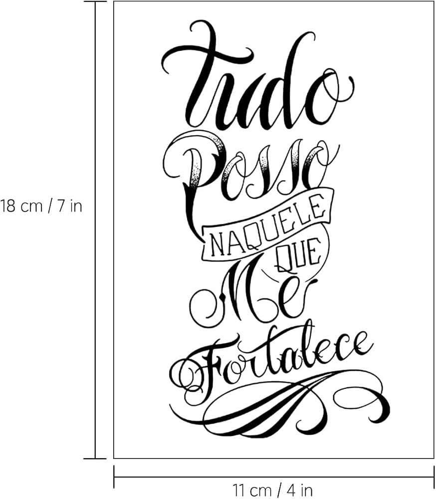 tatuagem com frases motivacionais em inglês