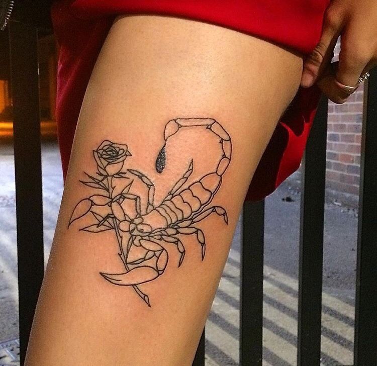 tatuagem signo escorpião