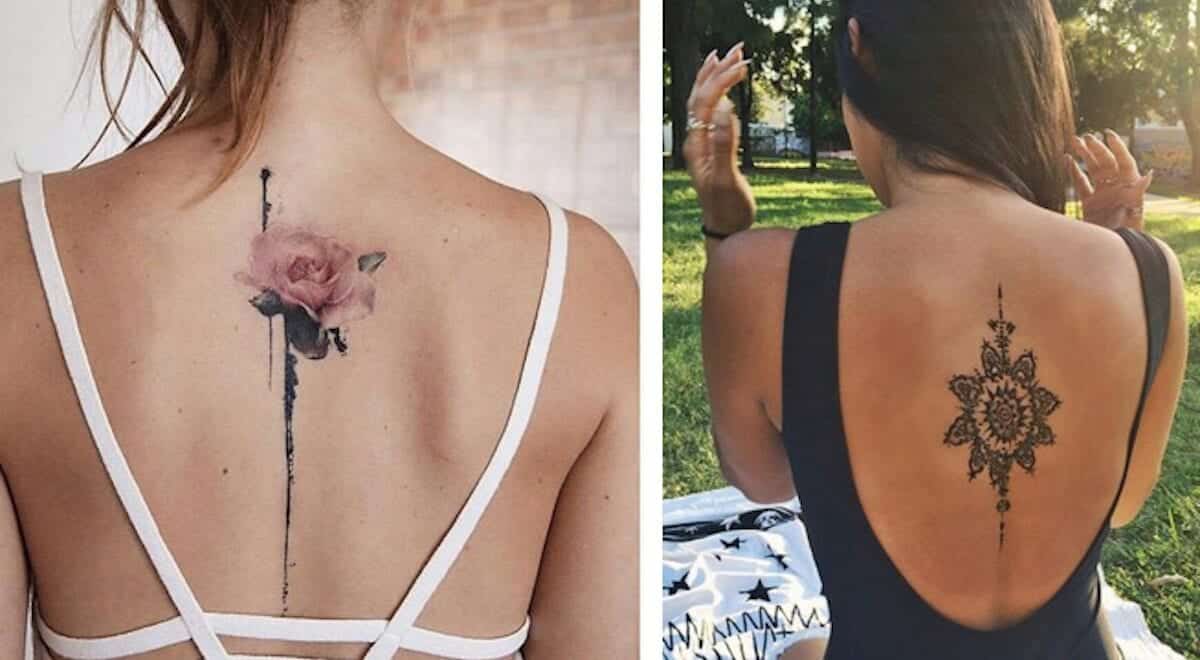 tatuagem feminina nas costas ideias