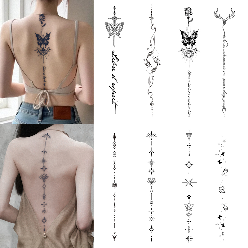 tatuagem feminina nas costas frases