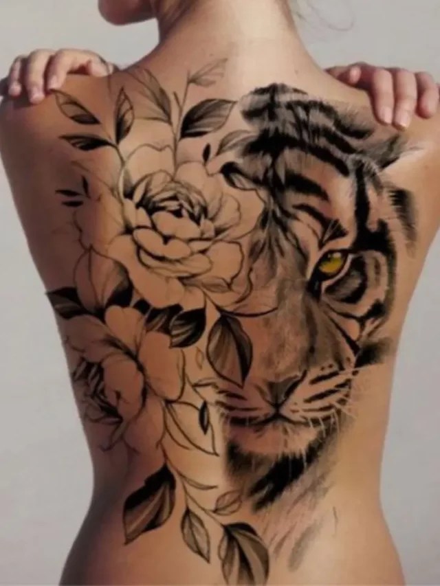 tatuagem feminina nas costas inspiração