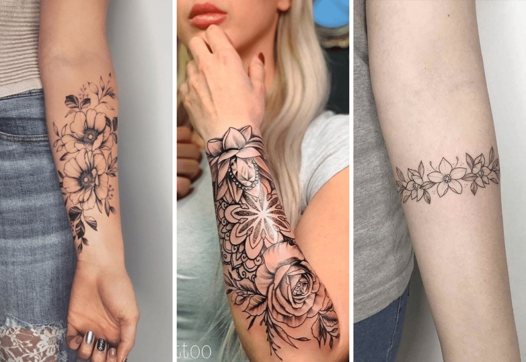 tatuagem delicada feminina braço