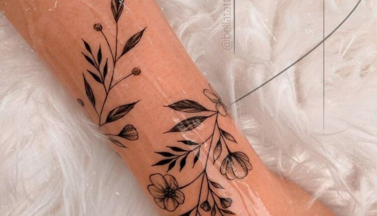tatuagem delicada feminina braço