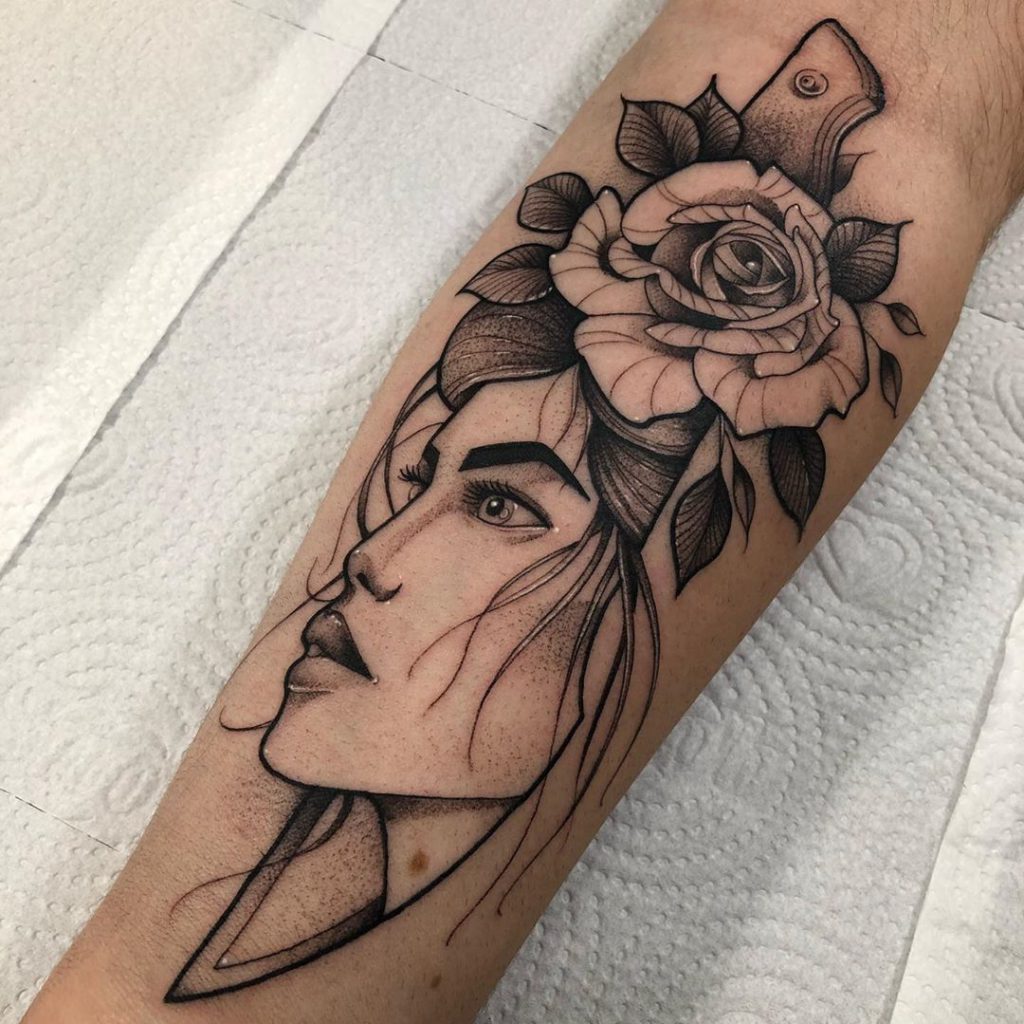 ideias de tatuagem feminina braço