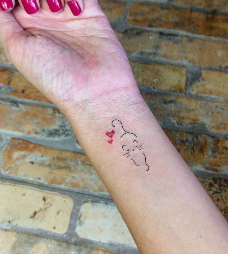 tatuagem gato maneki neko
