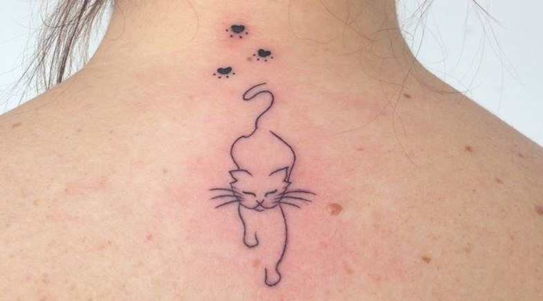 significado tatuagem gato