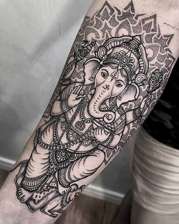 tatuagem espiritual indiana