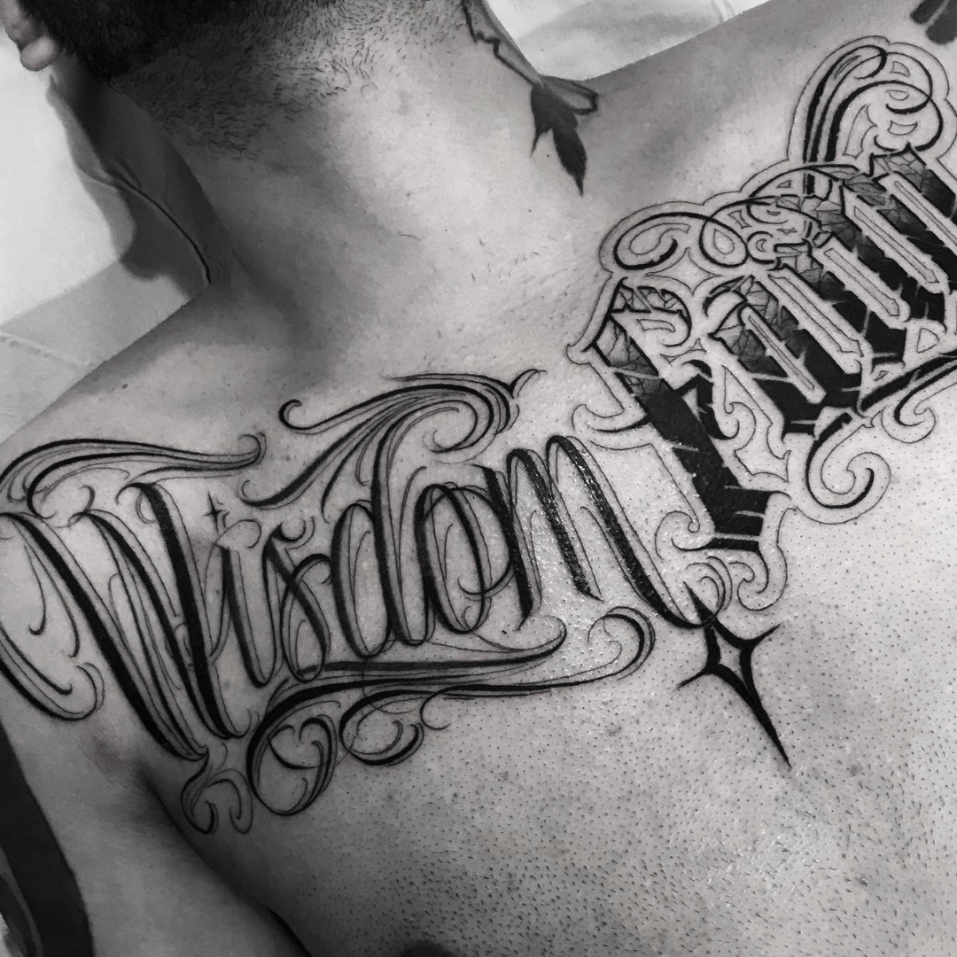 cuidados pós-tatuagem lettering