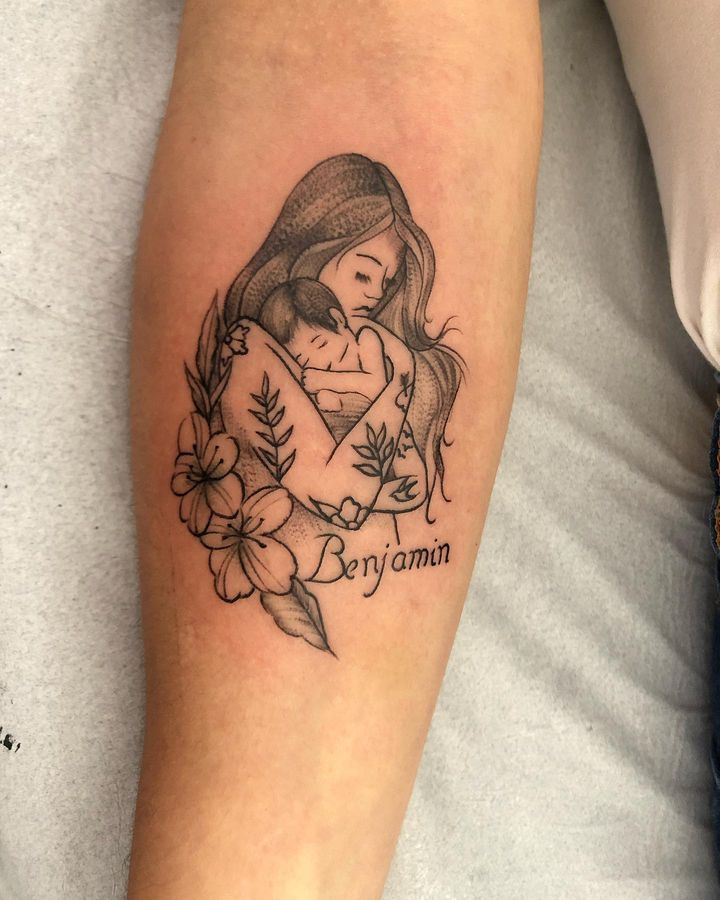matching tattoos mother daughter small