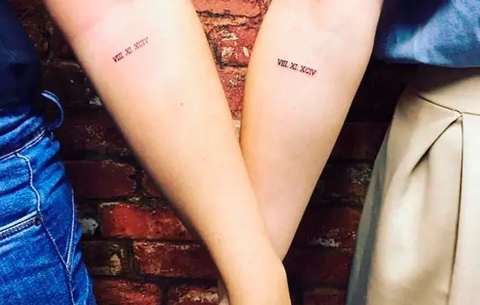 tatuagem mãe e filha para bebês