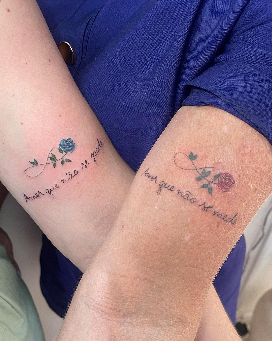 tatuagem mãe e filha para bebês