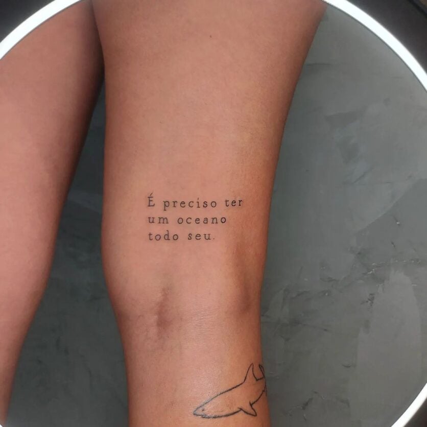 ideias de tatuagem minimalista feminina motivacional