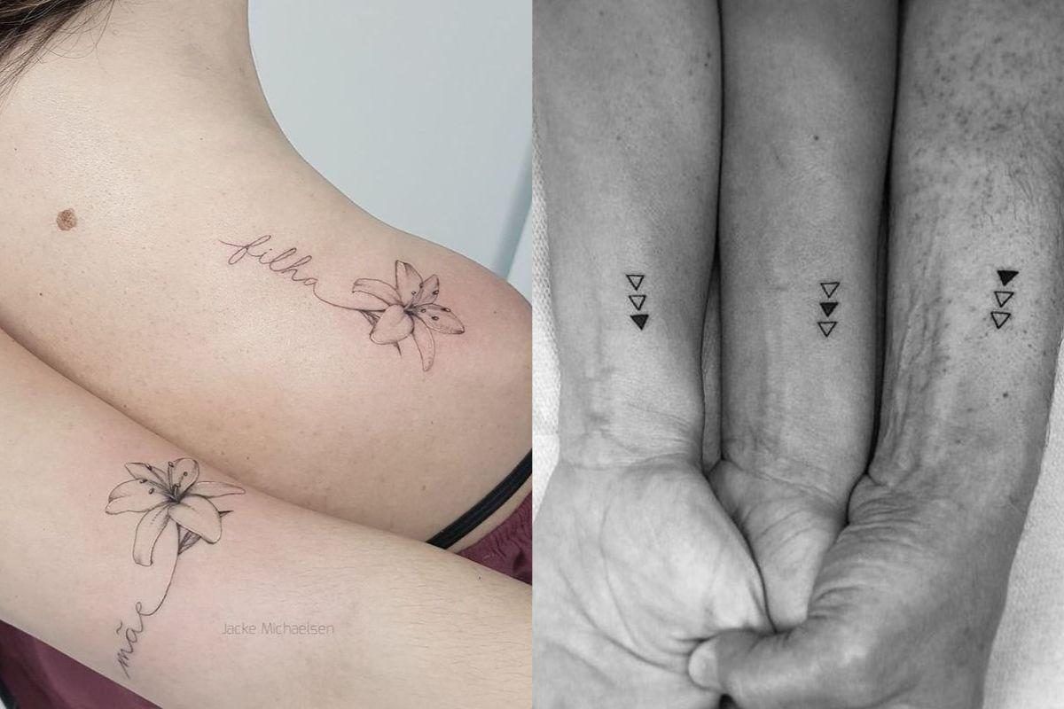 tatuagem pai e mãe casal