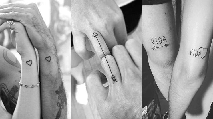 tatuagem de símbolo casal