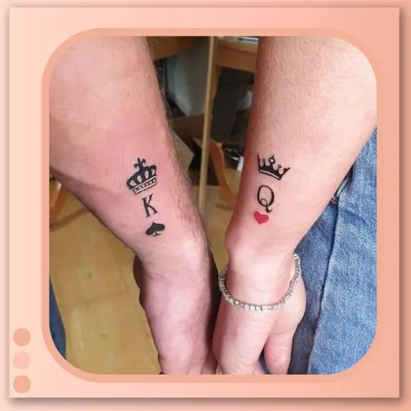 tatuagem de frase casal