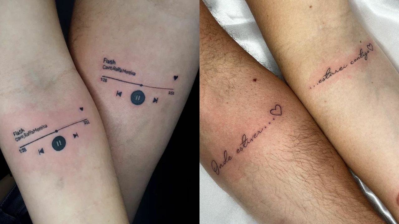 tatuagem de digital casal