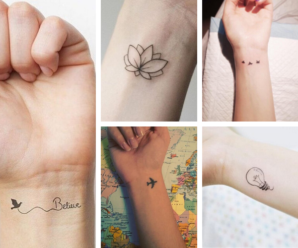 tatuagem de traço fino