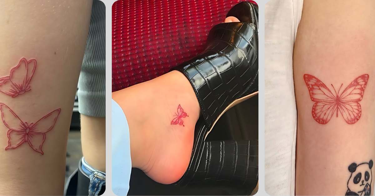 tatuagem vermelha pele sensível