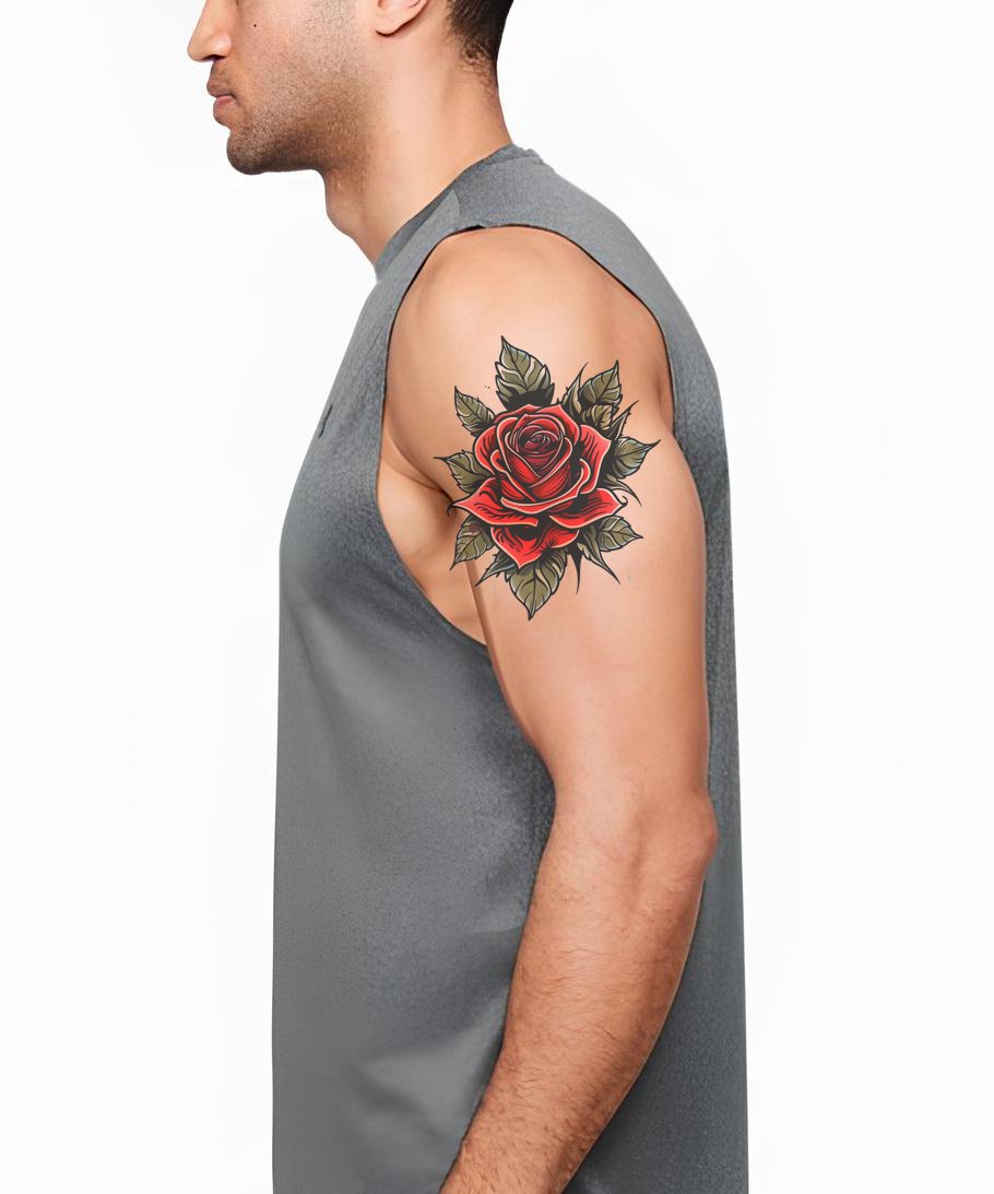 tatuagem vermelha cicatrização