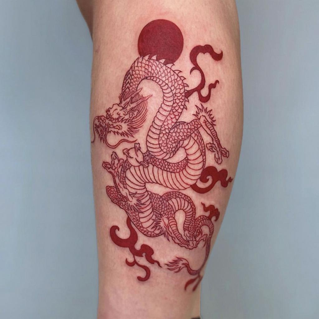 tinta vermelha para tatuagem desbota?